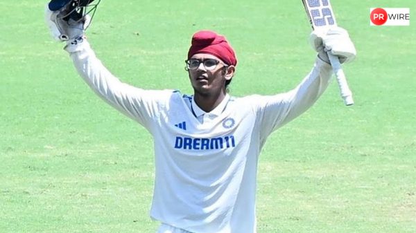 Harvansh Singh, son of truck driver, hits century for India U19 at No. 9; destroys English bowlers with 9 sixes