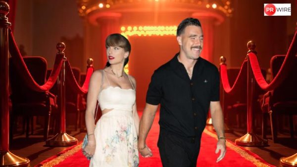Taylor Swift and Travis Kelce mark their first red carpet appearance together_ Pics