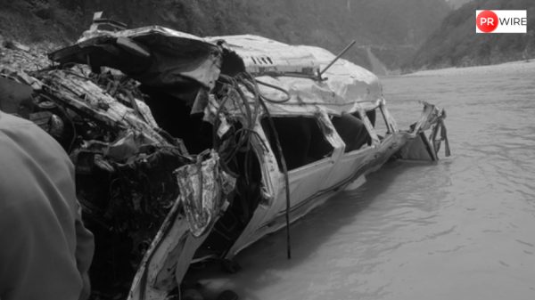 Uttarakhand_ 1 dead, several missing after 18-seater bus falls into Alaknanda river