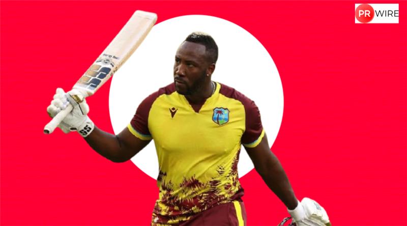 Andre Russell creates hole in the sightscreen with powerful six in last international match but Australia deny him win